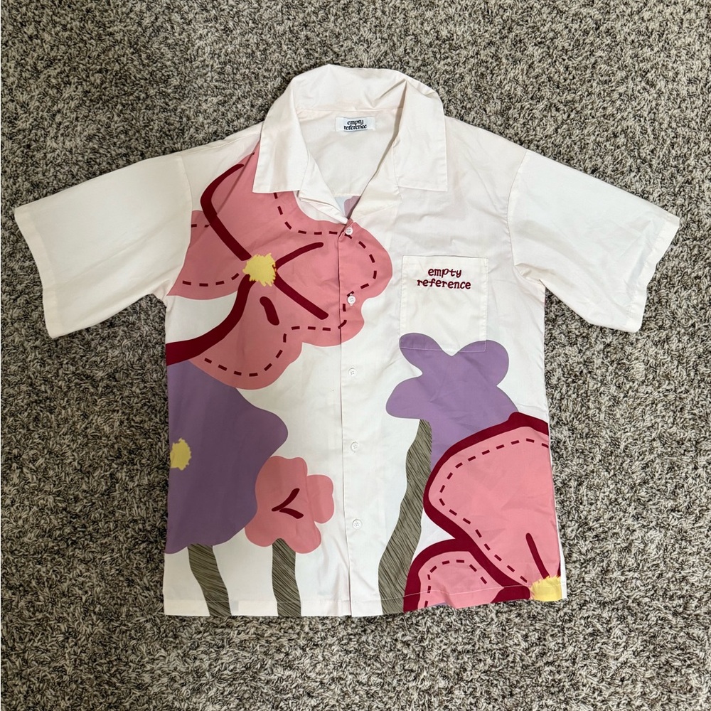 Empty Reference Large Shirt Rare Button Down Unis… - image 1